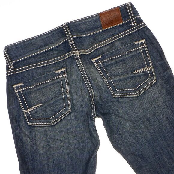 BKE Starlite Jeans 26 Womens Crop Capri Low Rise Blue Denim Stretch 28x19.5 - Picture 4 of 13